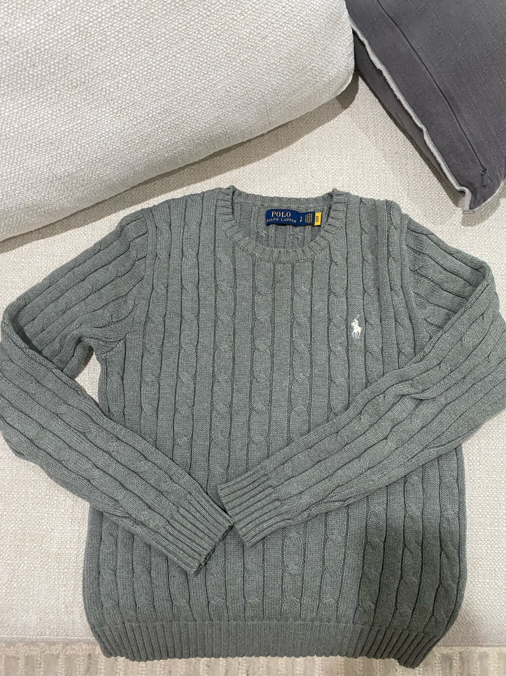Polo By Ralph Lauren Women’s Cotton Cable-Knit Crewneck Sweater - S
